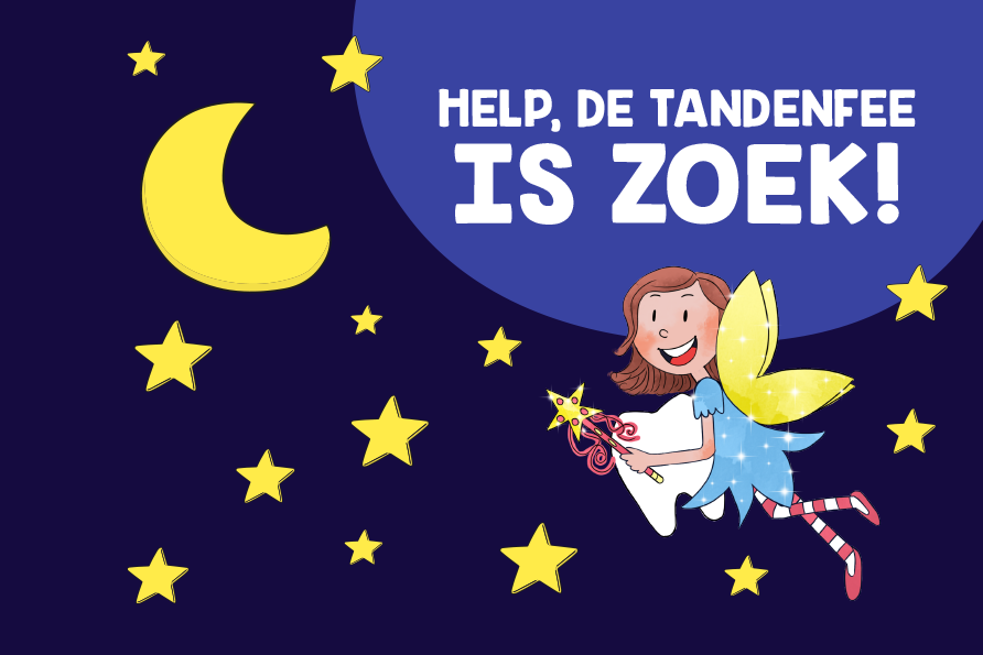 coverafbeelding van het sprookje: Help! De tandenfee is zoek!