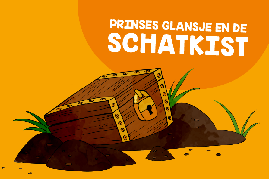 coverafbeelding van het sprookje: Princes Glansje en de schatkist