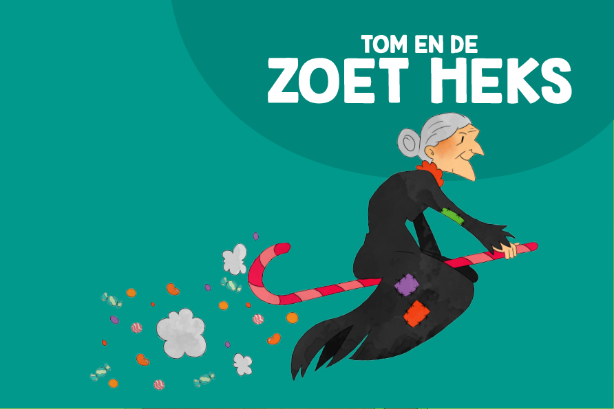 coverafbeelding van het sprookje: Tom en de zoet heks